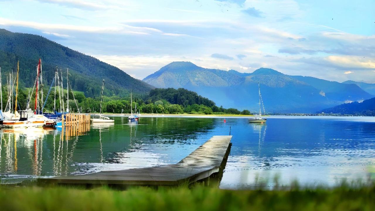 Apartment Kaltenbrunn Serviced Apt Mit Seeblick Am Tegernsee Business & Long Stay Only 그문트암테게른제 외부 사진
